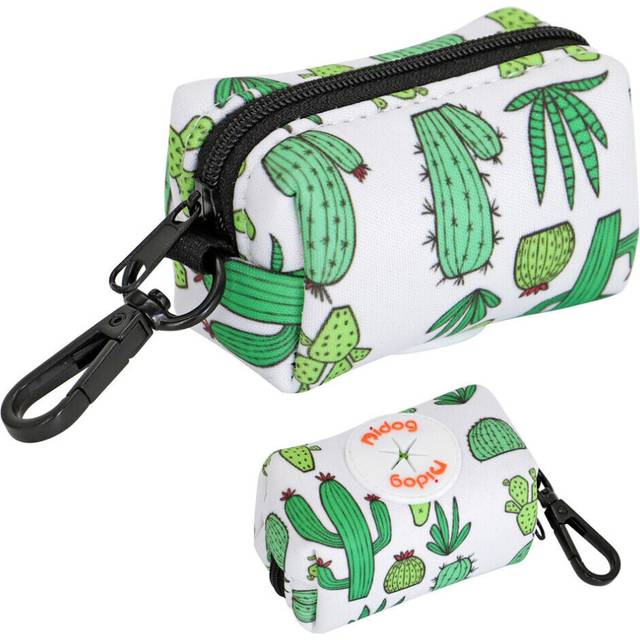 (Cactus) Dog Poop Bags Dispenser Waste Bag Holder Pick-up Pet Poo Garbage Case Leash Clip