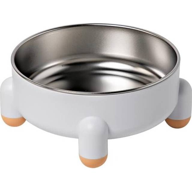 Non-Slip Stainless Steel Pet Bowl for Dogs and Cats | No Spill, Easy to Clean | Durable and Removable | Nordic Fashion Colors | Prevents Cat Acne