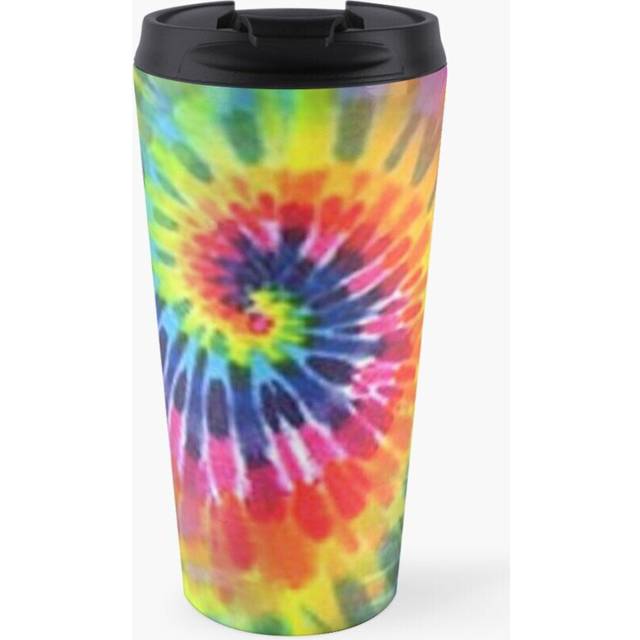 Insulated Travel Coffee Mug Tie Dye Stainless Steel Cup Tumbler 17oz