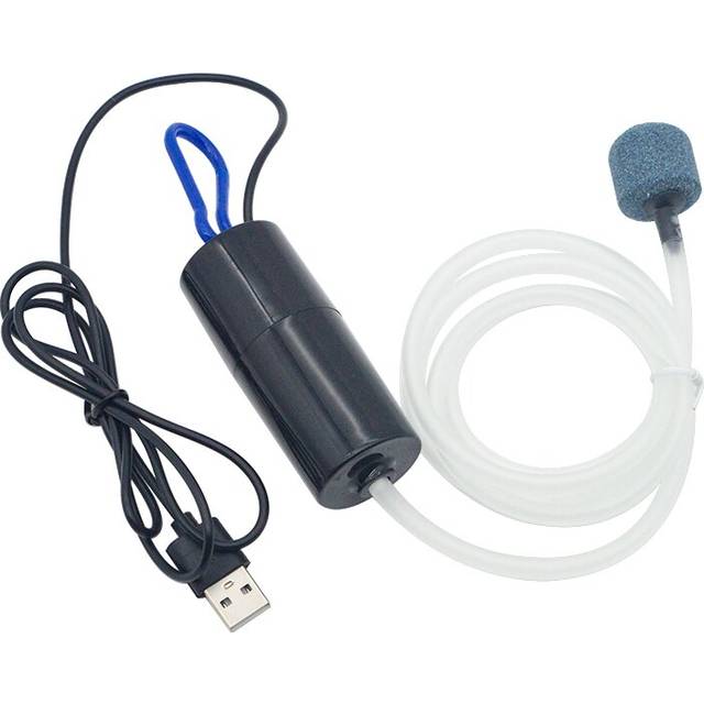 Aquarium Oxygen Air Pump Fish Tank USB Silent Air Compressor Aerator Portable Mini Small Oxygenator Aquarium Accessories 5v 1W