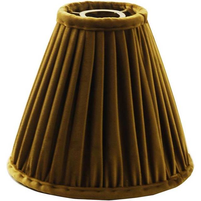 Anastacia Plisserad Lampskärm Ø35cm Guldgul