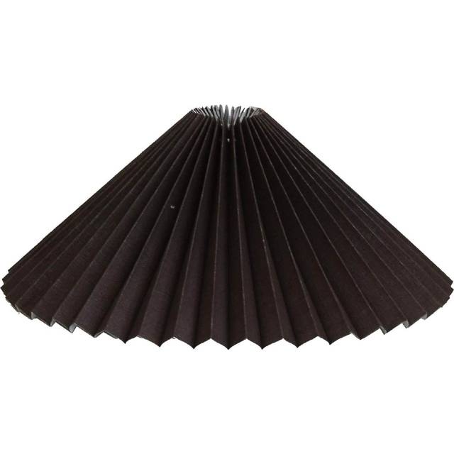 Sabina skärmar plisserad choklad (50cm)