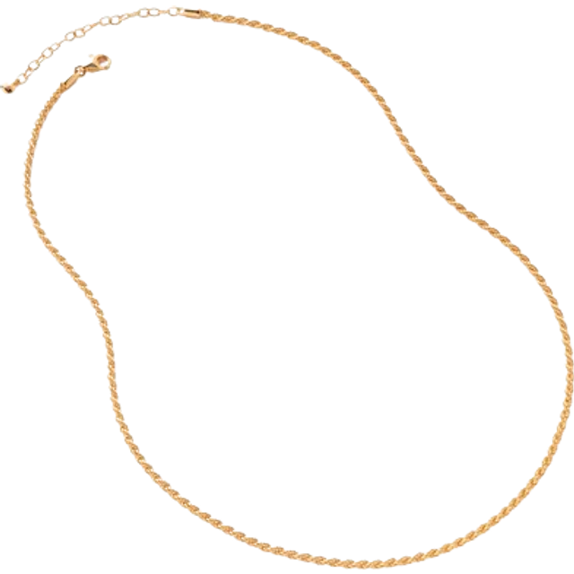 Monica Vinader Rope Chain Necklace, Gold