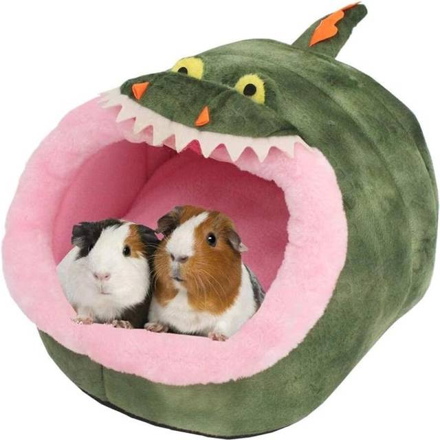 Chinchilla Hedgehog Guinea Pig Bed Accessories Cage Toys-Chinchilla Bed - Crocodile-Xl