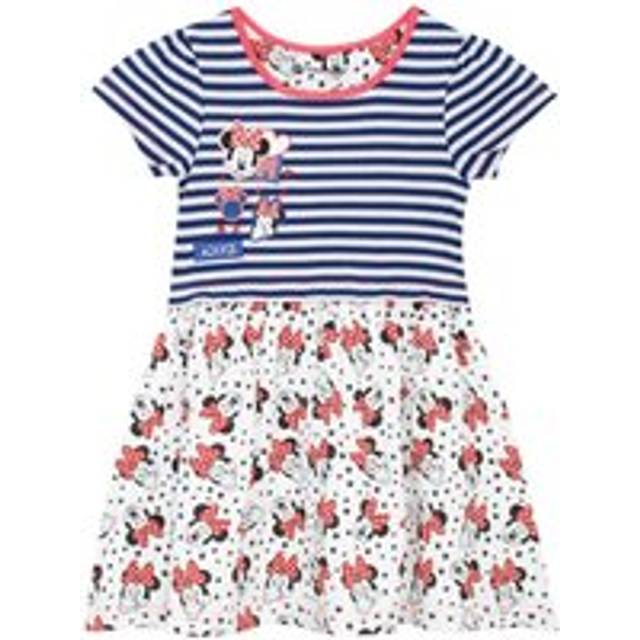 Minnie Mouse Stripe Dress - White - 6-7 Years