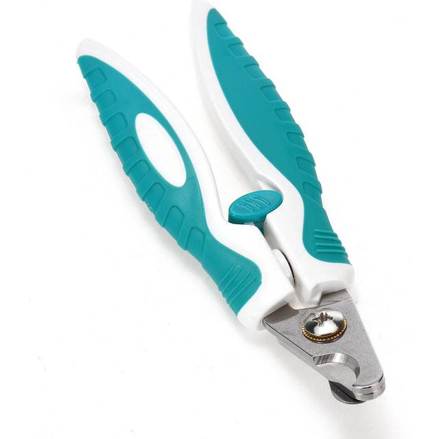 (Blue) Pet Nail Clippers Stainless Steel Professional Trimmer For Dog Cat Grooming Tool