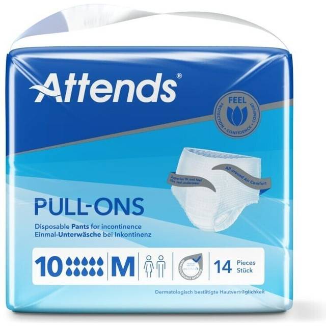 Inko skydd allt-i-ett byxa - Attends Pull-Ons 10 M - 56 st