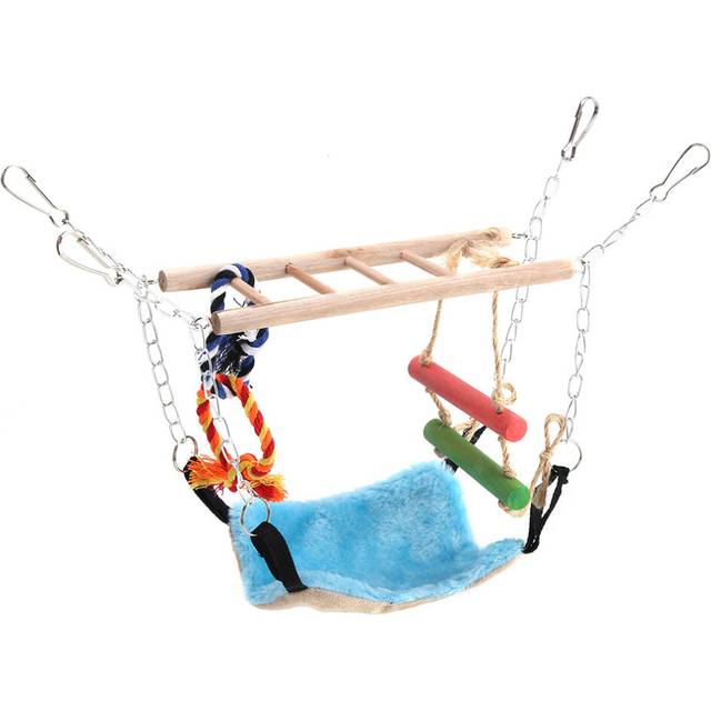 Small Animal Ferret Parrot Rat Bird Swing Rope Hanging Net Cage for Animal