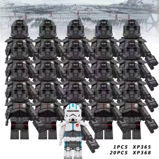 (Star Wars-Set 35) Fit Lego Star Wars Movie Series Clone Troopers Minifigures Kids Toys Gifts 21PCS/Set