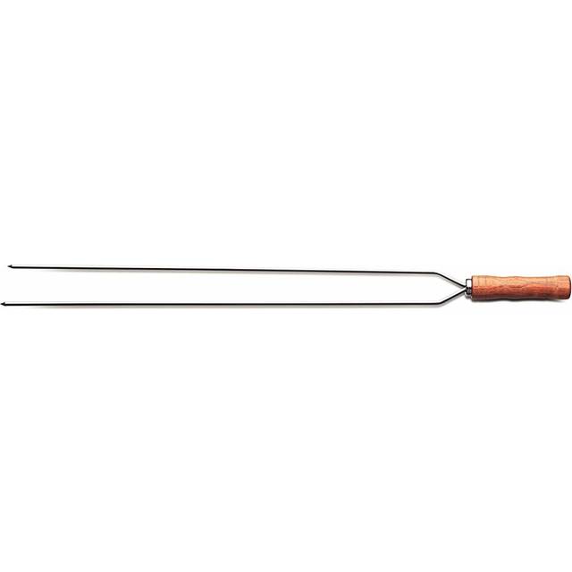 (Single Skewer) Tramontina Barbeque Skewers Single Narrow/Double Pronged Skewer BBQ Accessory
