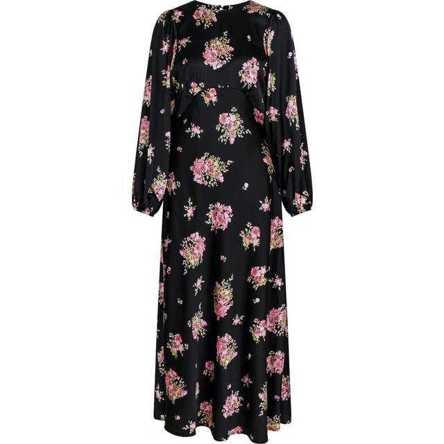 Neo Noir Ilba Flower Bunch Dress - Black