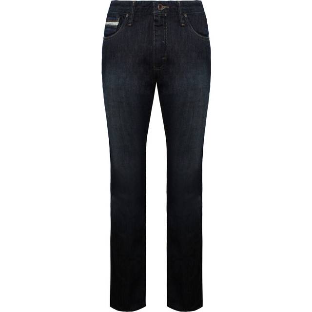 Vans Off The Wall V66 Slim Low Rise Straight Leg Dark Denim Mens Jeans VK4F8F4 - Navy - Size 28W/30L