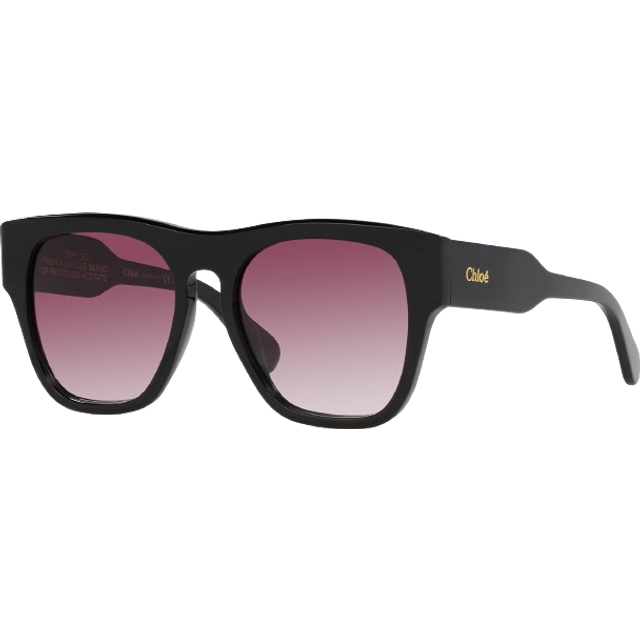 Chloé CH 0149S 001, SQUARE Sunglasses, FEMALE, available with prescription - Black