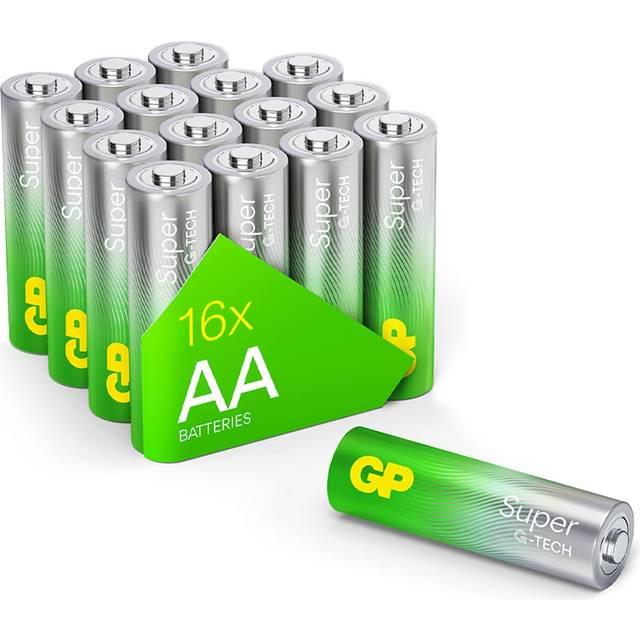 GP Batteri Super AA/LR6 16-pack G-Tech