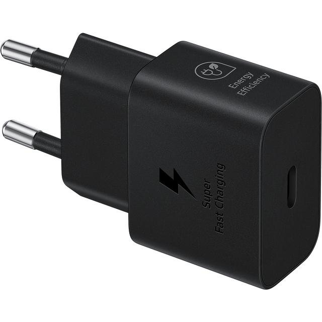 Samsung Schnellladegerät, USB-C, 25W without data wire, Black