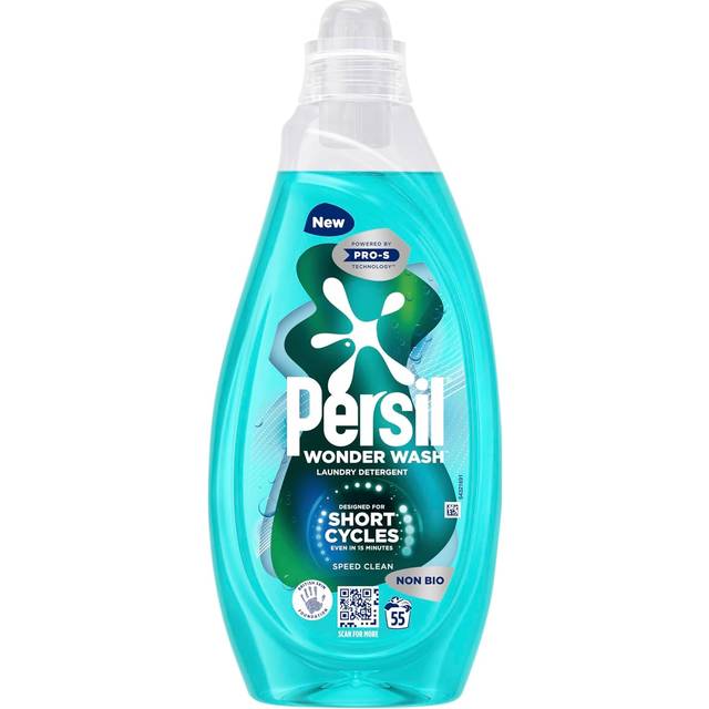 Persil Wonder Wash Speed Clean Non Bio Laundry Detergent 55 Washes 1485Ml