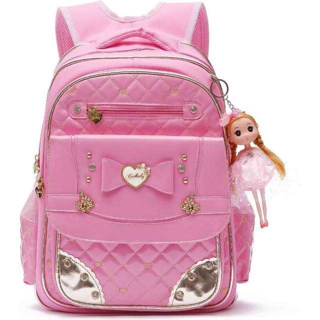 Backpack for Girls, Waterproof Kids Backpacks School Bag Toddler Bookbags Cute Travel Daypack (Small, A-Pink)