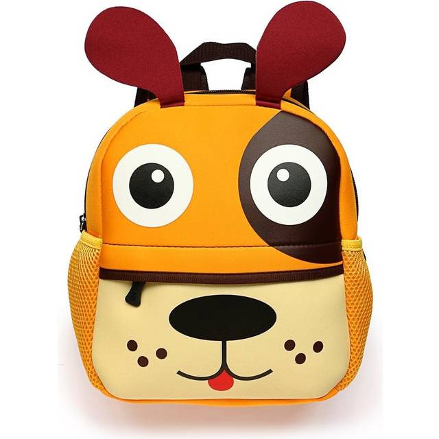 "Kids Toddler Backpack Men and Women Kindergarten Preschool School Bag Cute Rubber Cartoon Backpack for 1-3 Years, 9.45 ""x3.54 ""x9.84"" (Giraffe)"