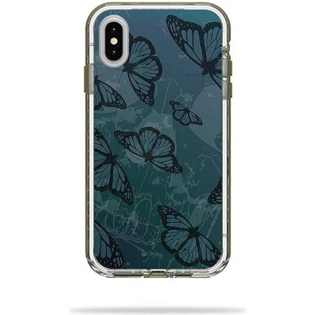 MightySkins LIFNIPXSM-Dark Butterfly Skin Decal Wrap for LifeProof NEXT iPhone XS Max Case Sticker - Dark Butterfly