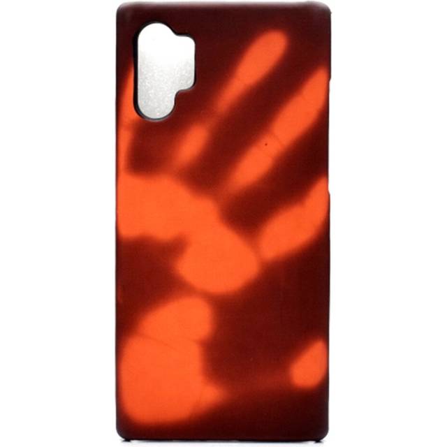 Paste Skin + PC Thermal Sensor Discoloration Protective Back Cover Case For Galaxy Note 10pro(Black turns red)