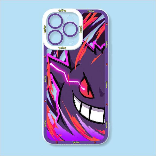 (iPhone 14) Luxury Pokemon Phone Case For iPhone Soft Silicone Cover