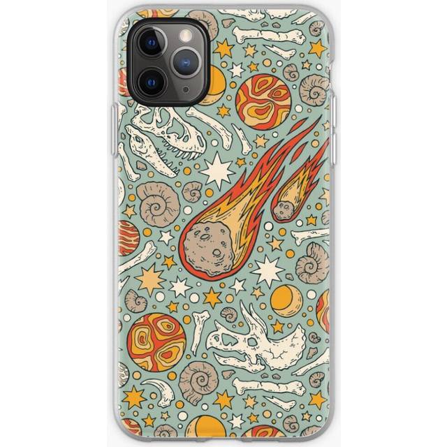 Phone Case The Asteroid the Omega| Dinosaur Fossil Space Art for iPhone Samsung 14 13 12 11 Plus Pro Max Galaxy S23 S22 Ultra Note 20 10