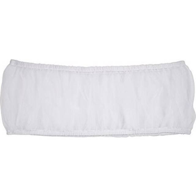 HEEPDD Bird Cage Cover, Universal Nylon Mesh Pet Birds Parrot Cage Seed Catcher Cover Shell Soft Ventilated Birdcage Skirt M Size (White)