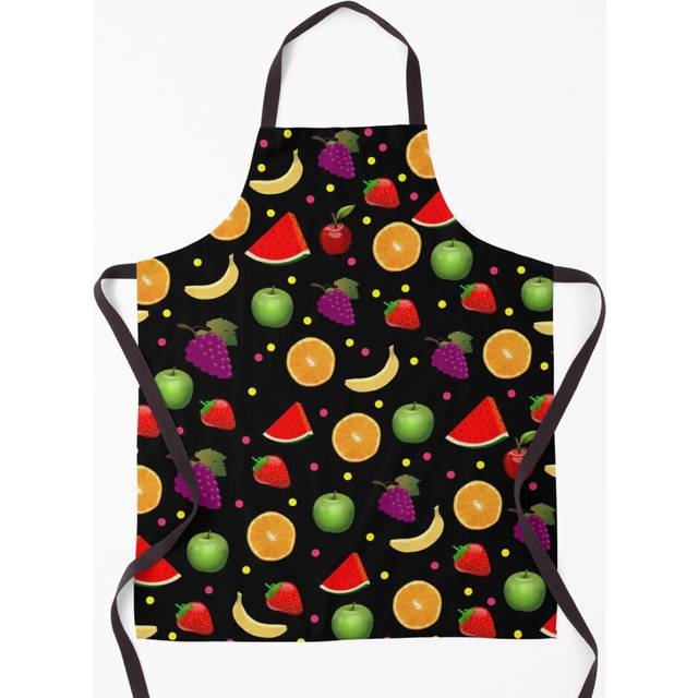 Fruit Pattern gifts Grill Aprons for Kitchen BBQ Chef