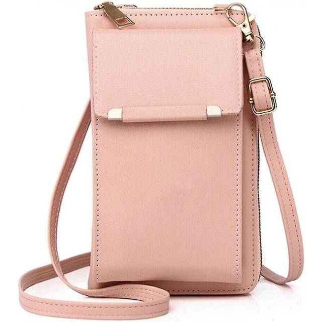 Women Pu Crossbody Bags Large Capacity Multifunction Phone Purse Cross Body Bag