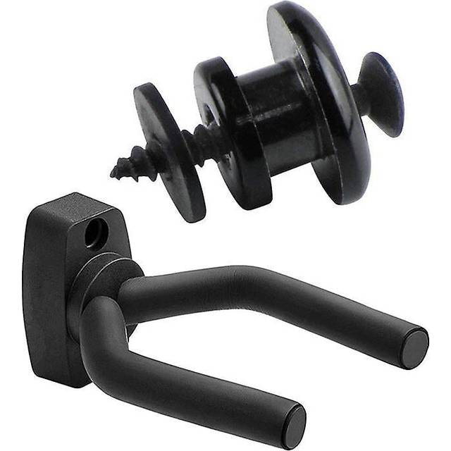 4X guitar hanger black wall mount display hook holder stands-easy to install-fits all size guitars,bass& 2pcs mushroom