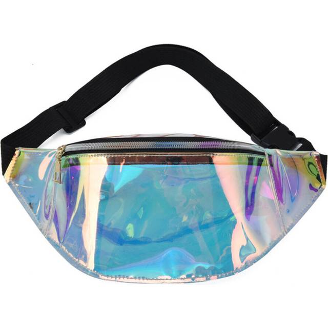 2 Pcs Waist Pouch Transparent Fanny Bag Fanny Pack Fanny Packs Kidney Bag Hip Hop Pouch laser Femme Chest Bag