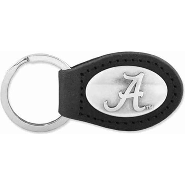 ZeppelinProducts UAL-KL6-BLK Alabama Leather Key Fob, Black