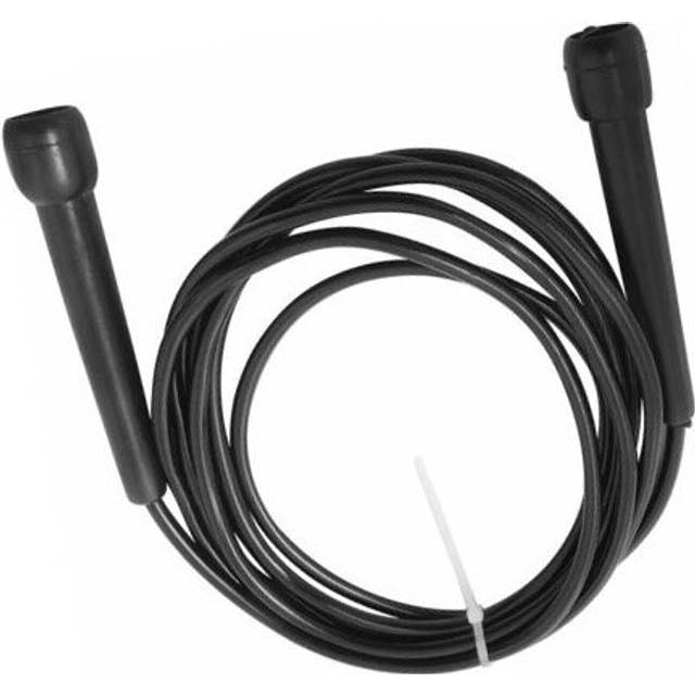 PLASTIC SKIPPING ROPE BLACK JUMPING SPEED ROPE EXERCISE FITNESS ROPE 9FT