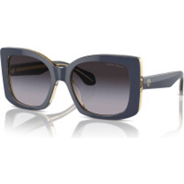 Giorgio Armani AR8208U Sunglasses 60788G Top Blue / Transparent Yellow