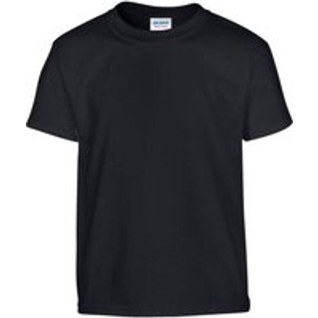 (3-4 Years, Black) Gildan Childrens/Kids Plain Cotton Heavy T-Shirt
