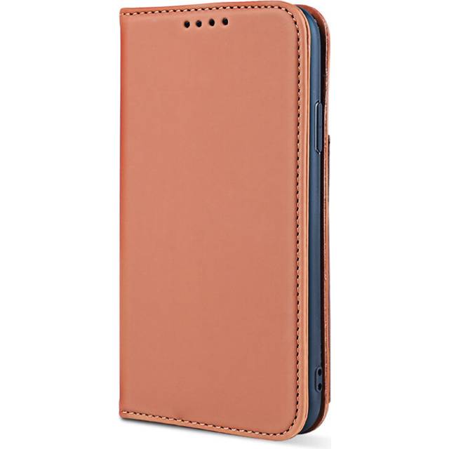 For iPhone 12 Pro Max 6.7 Brown Luxury PU Leather Wallet Case Flip Card Phone Cover