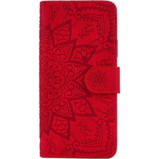 Luxury Mandala Pattern Flip Case For Huawei Nova 4E PU Leather Card Slots Stand Wallet Cover