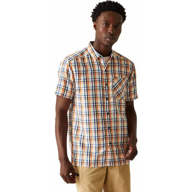 Regatta mens mindano viii shirt short sleeved quick dry
