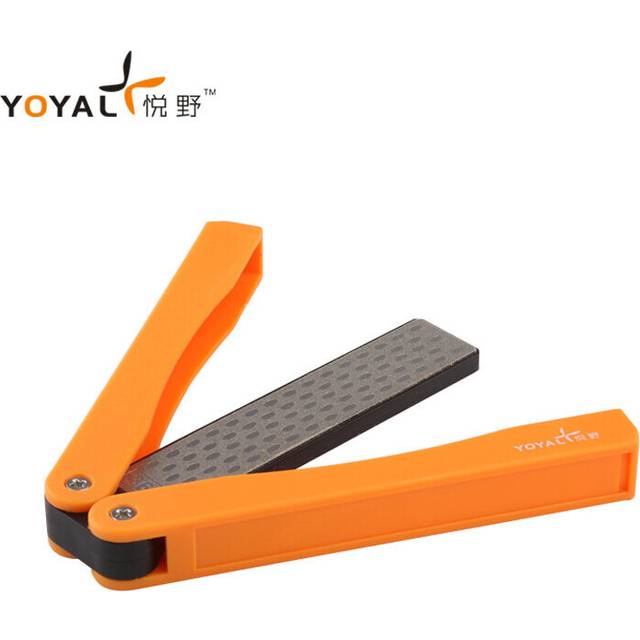 YOYAL Professional Outdoor Mini Knife Sharpener 360# 600# Grit Diamond pocket Knife Sharpening System TAIDEA