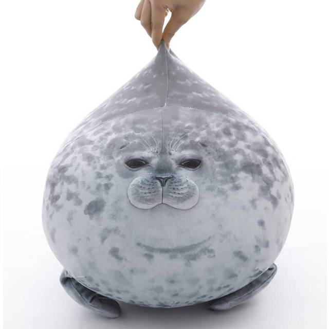 For  Customer 3D Novelty Throw Pillows Soft Seal Stuffed Plush Housewarming Party Hold Children Xmas Gifts