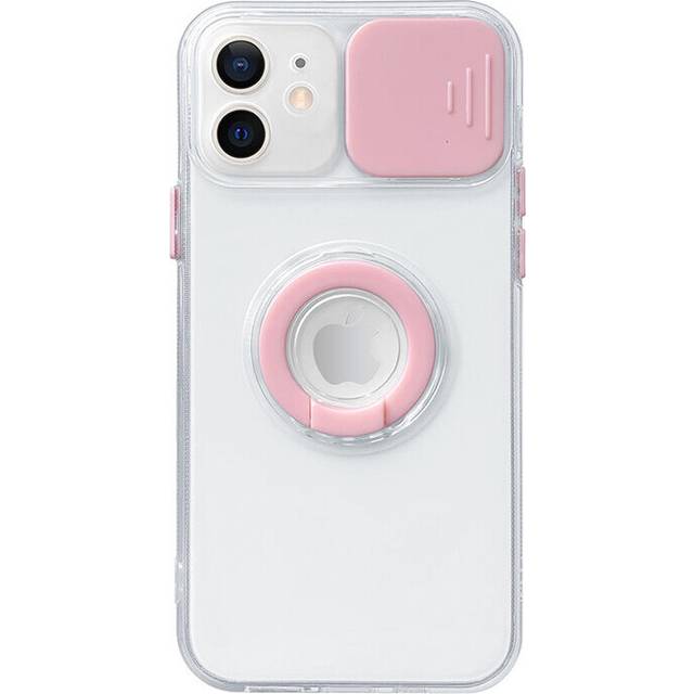 Case for iphone 13 pro max in pink camera lens protection cover soft tpu