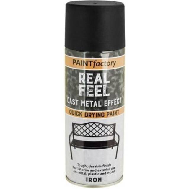 Real feel textured cast metal effect iron spray paint metal aerosol spray 400ml