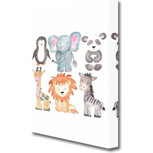 Safari Love - Wrapped Canvas Painting Print (101.6 cm H x 66 cm W)