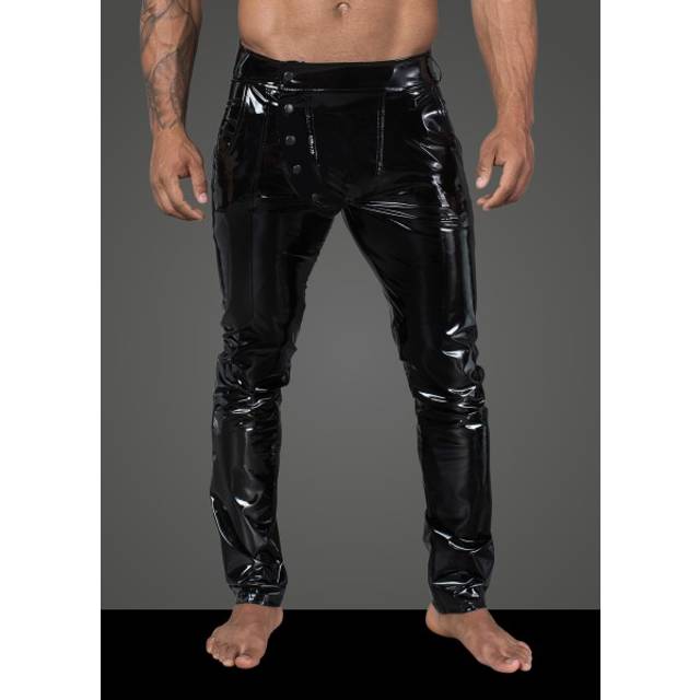 Lange Hose aus elastischem Lack