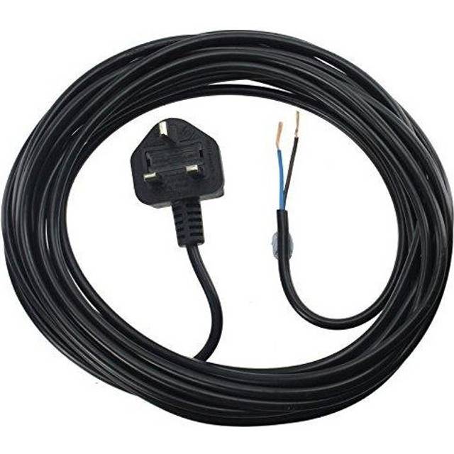 Power Cable for Numatic Charles CVC370 Vacuum Cleaner Mains Power Lead (UK Plug, Black, 8.4m)