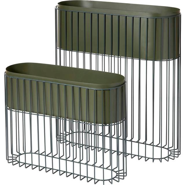 Broste Copenhagen Fenja plant box set Green