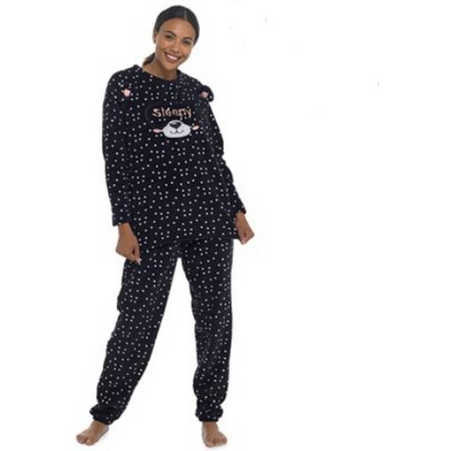 Foxbury womens/ladies panda twosie pyjama set
