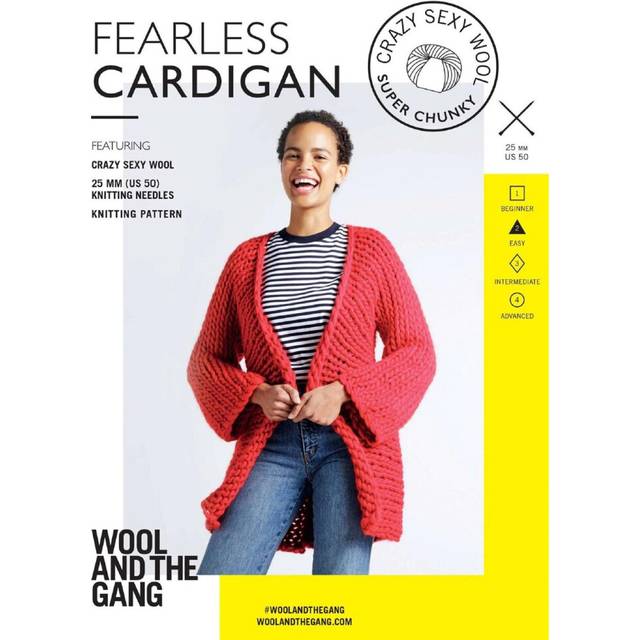 WATG Crazy Sexy Wool Pattern - Fearless Cardigan