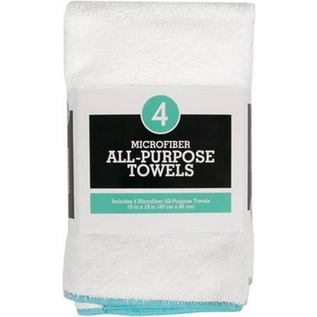 White Microfiber Kitchen Towel, 4 per Pack - Pack of 6