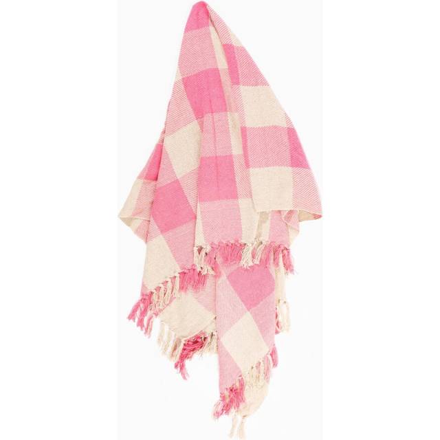 Sass&belle cotton gingham throws sofas bedspread bed covers blankets decorations